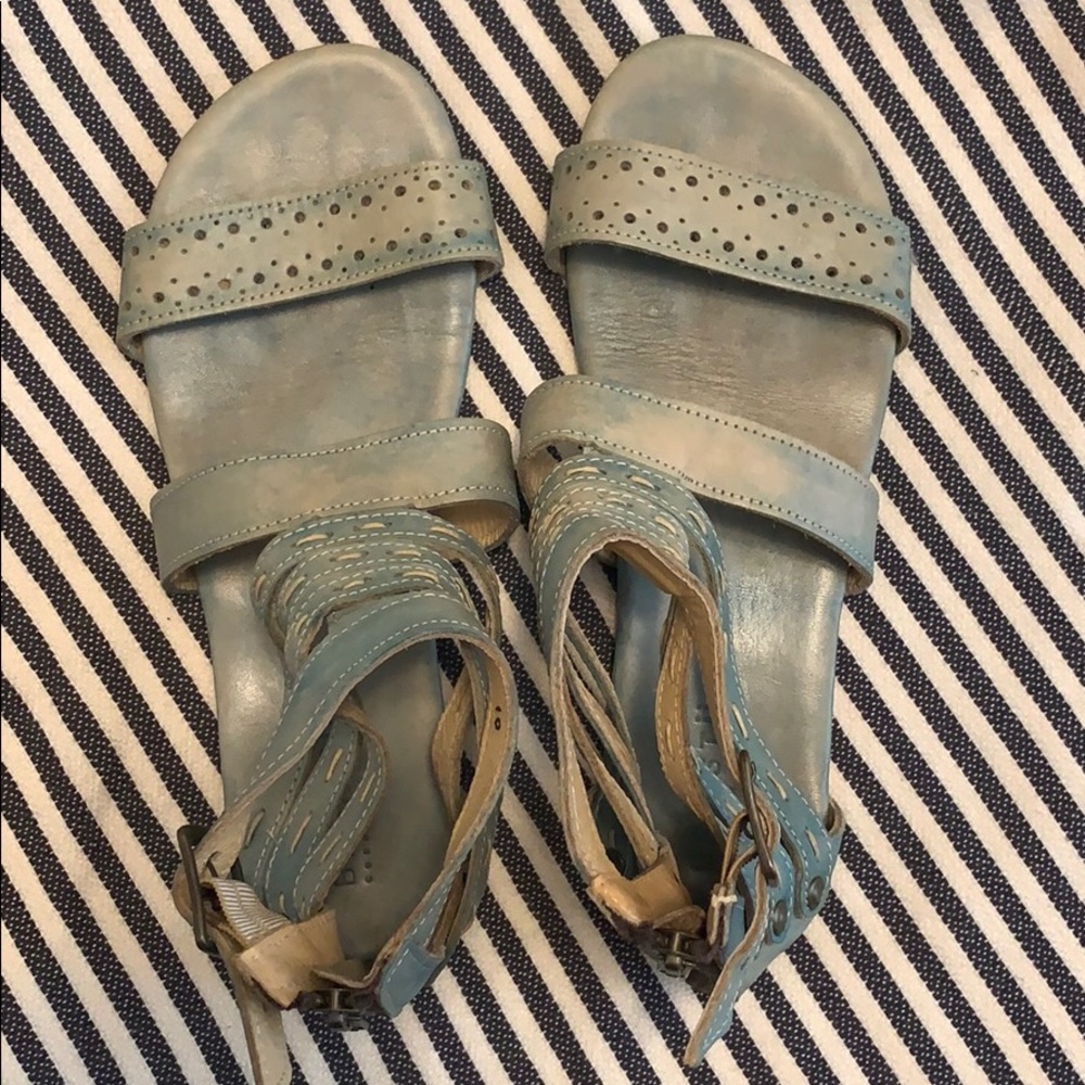 Bed Stu Artemis sandals, blue, 10